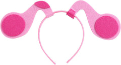 Blue Pink Dog Ears Headband Women Cartoon Headpiece Halloween Hair Accessories