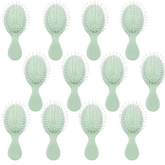 12 Pack Mini Hair Brush Bulk, Wet Hair Brush for Travel, Mini Brush for Most Hair Types, Travel Brushes, Bridesmaid Gifts