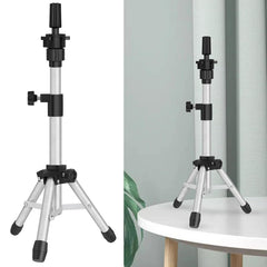 MINI Wig Stand Tripod, 25 Inch Adjustable Mannequin Head Stand, Wig Head Stand for Training Heads And Canvas Block Head (Mannequin Head Not Included)