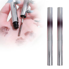 Iron Wand Mascara, Waterproof 3D Curling Eyelash Iron Metal Rod Mascara, Long Lasting Lash Extensions Mascaras Natural Non-Smudged Curling Brushless Metal Wand Mascaras (Brown,1pc)