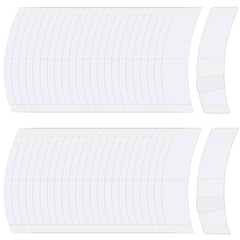 48 Piece Wig Tape for Lace Front Wigs Tape Strips in Extension Double-Sided Waterproof Lace Wigs Adhesive Strong Hold Clear Wig Tape for Wigs Toupees Hairpiece and Hair Extension (White)