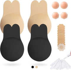 Sticky Bra Backless Strapless Bras Adhesive Push Up Invisible Stick on Silicone Bra for Women Breast Lift Nipple Covers