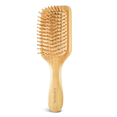 Bamboo Hair Brush, Paddle Detangling Brush for Scalp Massage & Hair Growth, Anti-Frizz & Static-Free, for Thick, Thin, Curly & Dry Hair