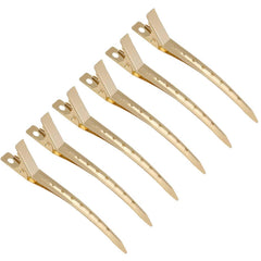 24Pcs Duck Billed Hair Clips for Styling Sectioning, Metal Hair Clips for Women Long Hair, Metal Alligator Curl Clips for Hair Roller Salon (Silver)