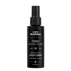 Live Bearded Utility Spray - All Purpose Cologne with Natural Fragrance - Made in the USA - 3.4 fl oz Bottle | American Scent - Cedar, Vetiver, Bergamont