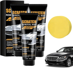 Car Scratch Removal Wax, Upgrade Scratch Remover for Vehicles Deep Scratches, Car Scratch Remover Kit with Sponge for Car Paint Polishing & Repair (1 set)