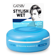 GATSBY MOVING RUBBER COOL WET Hair Wax, 80g/2.8oz
