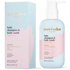 Evereden Kids Shampoo and Conditioner 2-in-1: Cool Peach, 8.5 fl oz. | Clean, Vegan, & Gentle Care for Kids | Toddler Shampoo and Conditioner for Healthy Scalp & Hair | Age 4+