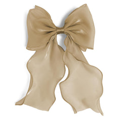 Bow Hair Clips for Women, Large Shiny Mint Green Bow Hair, French Long Tail Bows Hair Clip, Coquette Bows Hair Accessories for Girls