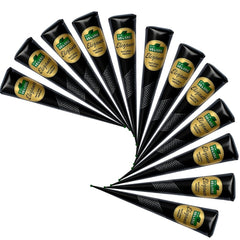 100% Natural Ready to Use Henna Paste Hair Color (Medium Brown, Pack of 3)