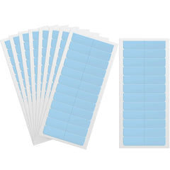 TecUnite 180 Pcs White Hair Extension Tape Tabs Bulk Double Sided Strong Adhesive Hair Tape in Extension Replacement Wig Strip Waterproof Beauty Tool for Cosplay Party Lace Wigs Toupee Hairpiece