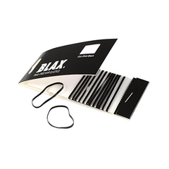 Blax Clear Hair Elastics – Snag-Free Transparent Hair Ties, No-Damage Hair Rubber Bands, 4mm 8 Count