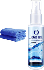Anti Fog Spray - Glass Cleaner | Spray for Windshield | Car Gllass Defogger with Towel | Windshields Cleaning Mister | Long-Lasting Rainproof Agent for Interior Exterior Driving Vehicle Window