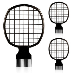 Selalu 2Pcs Twist Combs, Upgraded Hair Brush for Curls - Better Than Sponge for Men and Women (Black)