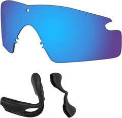 Si M Frame 3.0 Lenses & Nose Pieces Replacement for Oakley Sunglass OO9146 Polarized