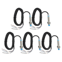 MECCANIXITY 2Pcs Inductive Proximity Sensor,NPN NO M8 DC 6-36V 300mA Proximity Switch Detector Approach Sensor 2mm 3 Wire for Industrial Automation LJ8A3-2-Z/BX