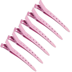 24Pcs Duck Billed Hair Clips for Styling Sectioning, Metal Hair Clips for Women Long Hair, Metal Alligator Curl Clips for Hair Roller Salon (Silver)