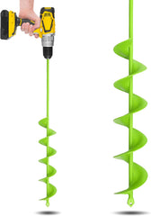 2"x32" Auger Drill Bit for Planting, Garden Auger for Planting Bulbs with Drill for 3/8" Hex Drive