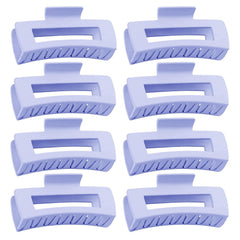 TOCESS Hair Claw Clips for Women – Large Clips for Thin Thick Hair Big Neutral Claw for Curly Hair Matte Nonslip Strong Hold 4.33 Inch Jumbo Claws Jaw Set (8 Pcs)