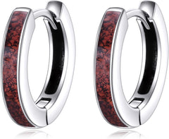YFN Hoop Earrings Sterling Silver Huggie Hoop Earrings Jewelry Gifts for Women Men