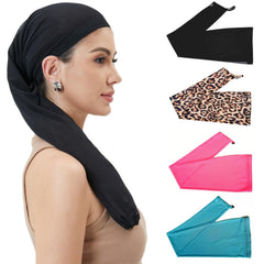 Hair Weave Sleeve for Locs, Stretchy Hairweave Sleeve for Locs with Elastic Band, 1 pcs Breathable Wig Cap Hair Accessory with Drawstring (Black)