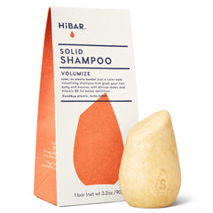 HIBAR - Moisturize Shampoo Bar - For Dry, Frizzy Hair - Deeply Nourishing & Hydrating - With Coconut Oil & Vitamin B5 - Plastic-Free - Soap, Paraben & Sulfate-Free - Color Safe & Vegan -1 Solid Bar