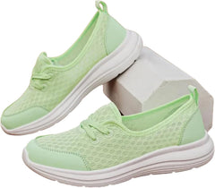 Women's Soft Sole Mesh Comfort Orthopedic Shoes, Orthopedic Shoes for Women Slip Ons, Low-Top Breathable Flat Shoe