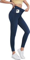 Jeggings for Women Tummy Control Stretch Jeans High Waisted Skinny Jeans Pull On Butt Lifting with Pockets