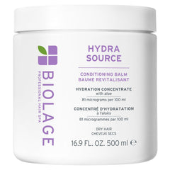 Biolage Hydra Source Conditioning Balm - Conditions, Detangles & Adds Softness, For Dry Hair, Infused with Fermented Aloe & Micro-Filtered Hyaluronic Acid, Vegan & Paraben-Free