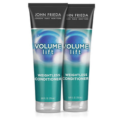John Frieda Volume Lift Weightless Conditioner, Lightweight Volumizing Conditioner with Air-Silk Technology for Fine or Flat Hair, Adds Natural Fullness, Safe for Color-Treated Hair, 8.45 Oz