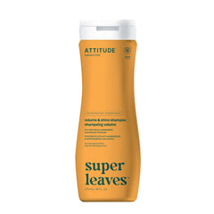 ATTITUDE Volume and Shine Hair Shampoo, EWG Verified, For Thin Hair, Naturally Derived Ingredients, Vegan and Plant Based, Soy Protein And Cranberries, 16 Fl Oz