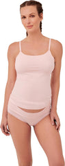 Pact Organic Cotton Maternity Camisole, Adjustable Nursing Tops Built-in Bra for Easy Breastfeeding