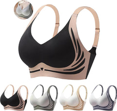 Powerful Push up Seamless Bra Caralush Wmstylist Lushfitting Wireless Bra No Underwire Full Coverage Support Anti Sagging Bra