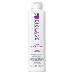 Biolage Ultra Hydra Source Shampoo - Deeply Moisturizes Very Dry Hair, For Thick, Coarse Hair, Infused with Micro-dosed with Cupuaçu Butter & Salicylic Acid