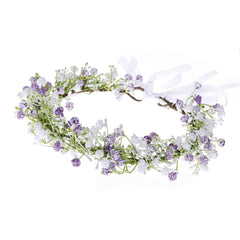Artificial Green Leaf Crown Eucalyptus Flower Wreath Women Girls Bohemian Headpiece Floral Headband Photo Prop