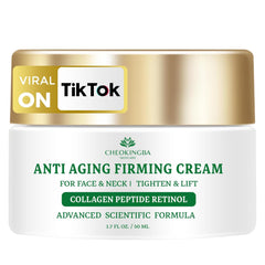 Tighten and Lift Neck Cream, Advanced Anti Wrinkle Face Cream with Retinol Collagen Hyaluronic Acid, AH-8 Multi-Peptides Anti Aging Neck Creams for Tightening and Firming for Women and Men, 1.7 Fl Oz