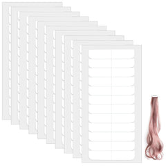 120pcs Adhesive Replacement Tape for Hair,Hair Extension Tape,Extensions Invisible Waterproof Double Sided Hair Tape,Tape in Human Hair Extensions Wig Tape Beauty Tools(Black)
