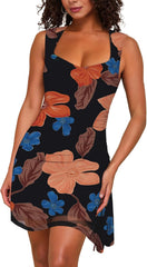 MAYFASEY Women's Sexy Mesh Square Neck Bodycon Mini Dress Ruched Drawstring Cocktail Party Club Going Out Short Dresses