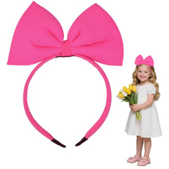Hoshin Bow Headbands Headdress for Women and Girls, Perfect Hair Accessories for Alice in Wonderland Cosplay (Black)