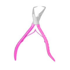 SIVOTE Professional Stainless Steel Tape-In Hair Extension Plier – Silver Clamp Tool for Tape-In Extensions – Hair Extension Clamp Tool with Silicone Pads for Secure Application