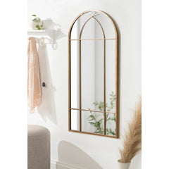 Kate and Laurel Dolbrook Framed Arch Mirror - 19x40