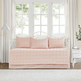 Intelligent Design Brooklyn Cotton Jacquard 5pcs w/Chenille Dots Daybed Set