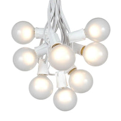 25 Foot G50 Outdoor Globe Patio String Lights - Set of 25 G50 Globe Bulbs