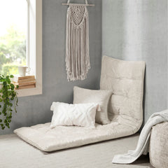Intelligent Designs Edelia Poly Chenille Lounge Floor Pillow
