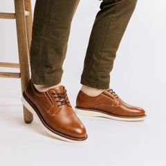 Vance Mens Killian Medium and Wide Width Plain Toe Casual Hybrid Dress Shoe
