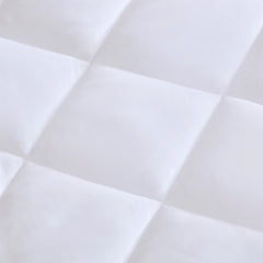 Sleep Philosophy Harmony Deep Pocket Waterproof Mattress Pad - White