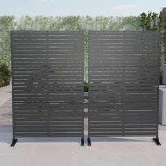 Outdoor Free Standing Metal Privacy Screen