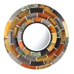 SEI Furniture Round Decorative Wall Mirror