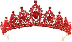 FORSEVEN Rhinestone Headband Birthday Party Tiaras Bridal Wedding Accessories Halloween Decorations Headband
