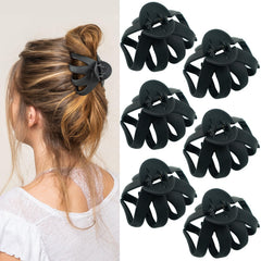 2.8 Inch Medium Octopus Hair Clips for Women, Matte Claw Clips for Thin Hair, Strong Hold Non-slip Spider Octopus Clip for Fine Hair Jaw Clips